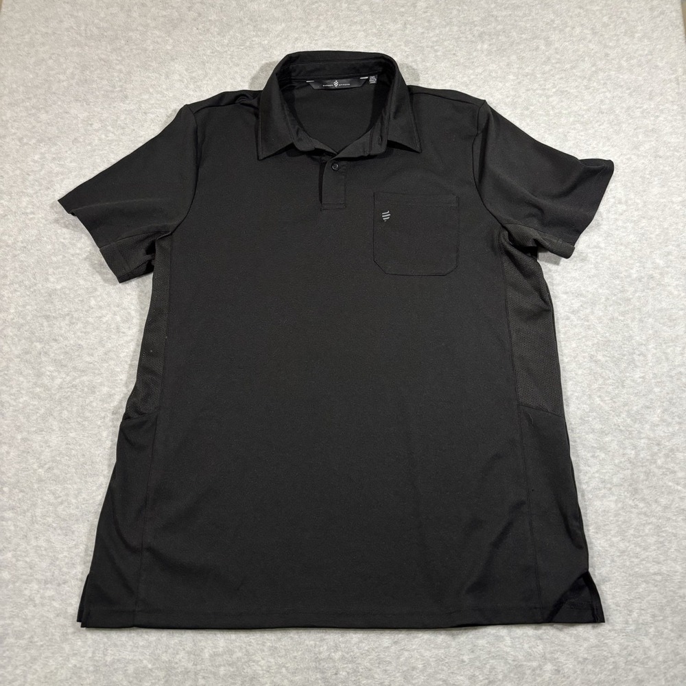 Barber Strong The Barber Polo Mens XXL Hair Repellent Ultra Lightweight Black